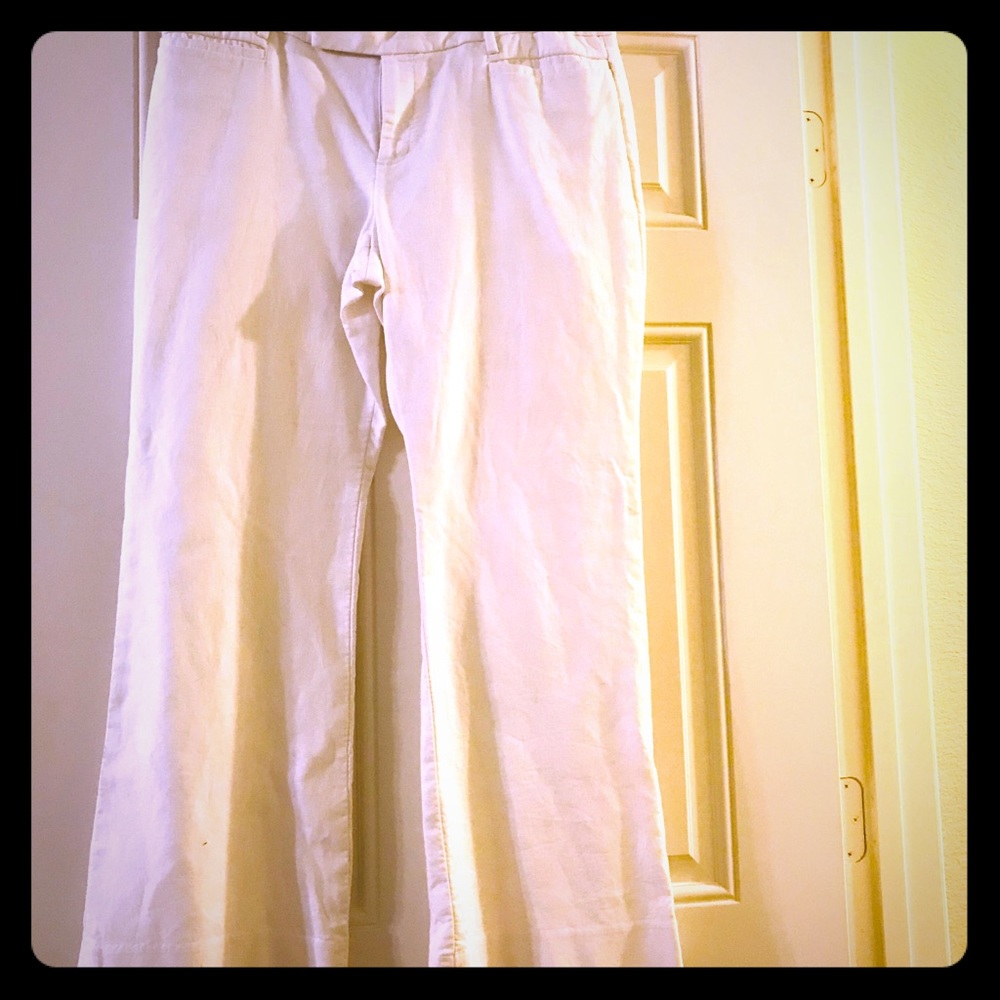 NWOT Gap Modern Bootcut White Trouser Sz 12R